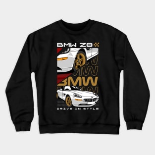 White BMW Crewneck Sweatshirt